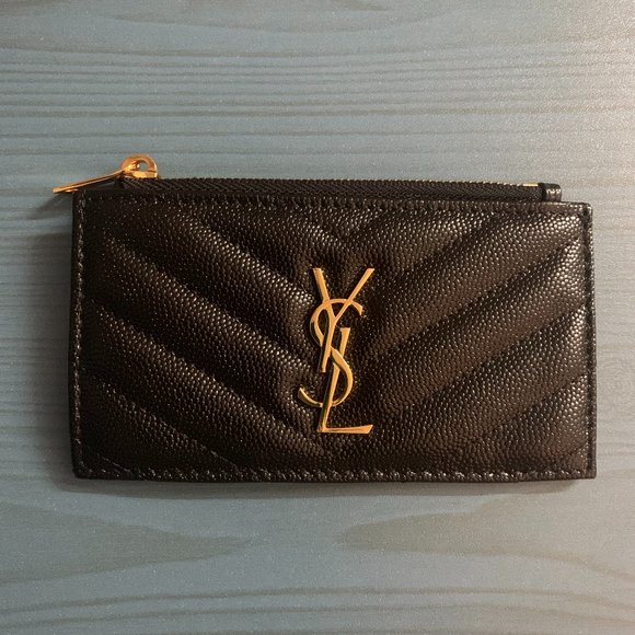 Yves Saint Laurent Accessories - Yves Saint Laurent Monogram Quilted Bill Wallet